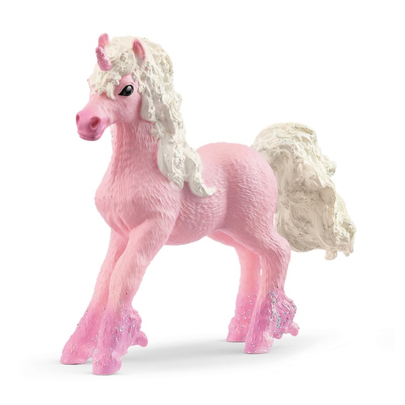 70832 poulain licorne fleuri