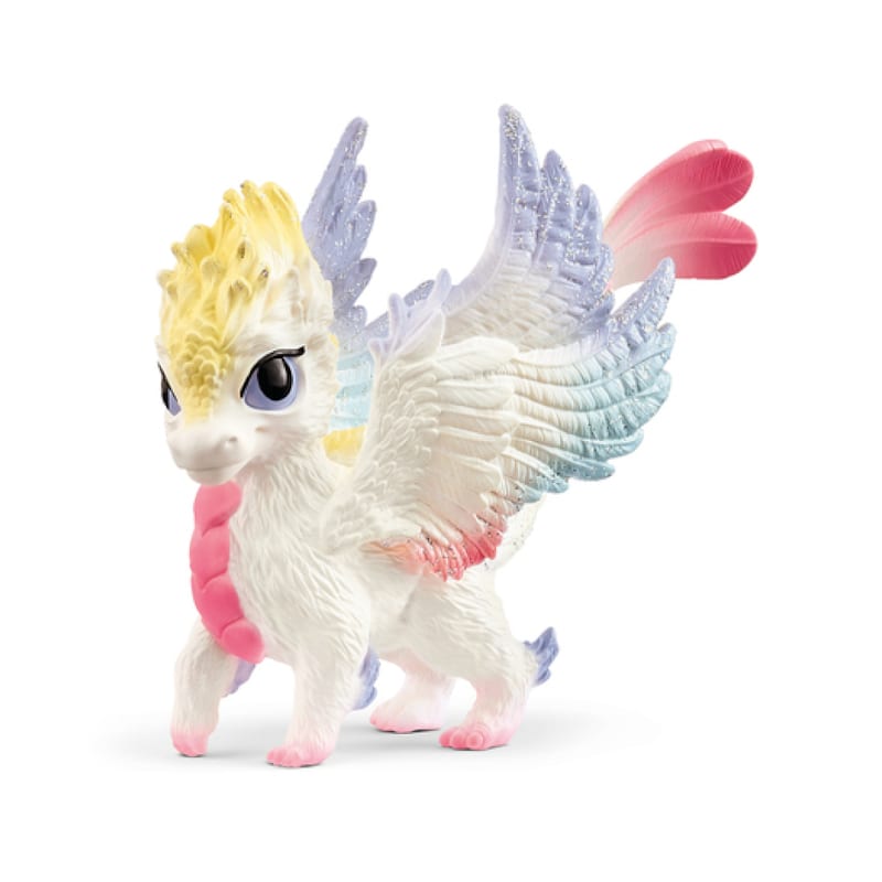 70825 bébé dragon arc-en-ciel