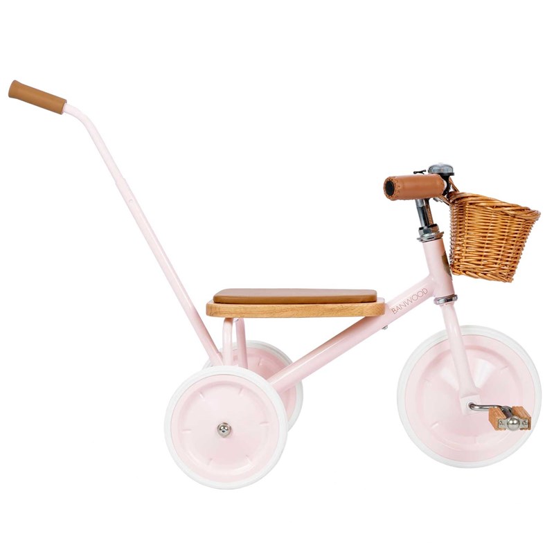 Tricycle rose en métal banwood