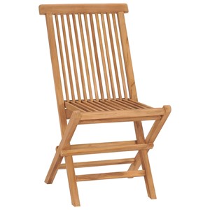 Maison exclusive - chaises pliables de jardin lot de 6 bois de teck solide