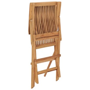 Maison exclusive - chaises pliables de jardin lot de 4 bois de teck solide