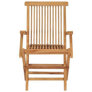 Maison exclusive - chaises pliables de jardin lot de 6 bois de teck solide