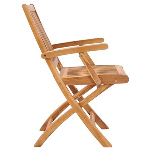 Maison exclusive - chaises de jardin pliables lot de 2 bois de teck massif