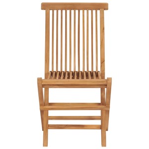 Maison exclusive - chaises de jardin pliables lot de 2 bois de teck massif