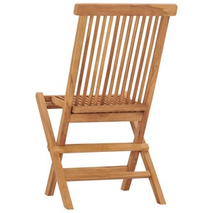 Maison exclusive - chaises de jardin pliables lot de 4 bois de teck massif