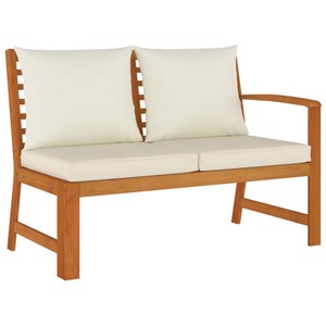 Maison exclusive - ensemble à manger de jardin coussins 5 pcs bois acacia