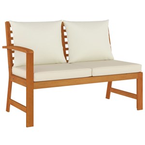 Maison exclusive - ensemble à manger de jardin coussins 7 pcs bois acacia