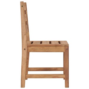 Maison exclusive - chaises de jardin lot de 2 bois de teck solide