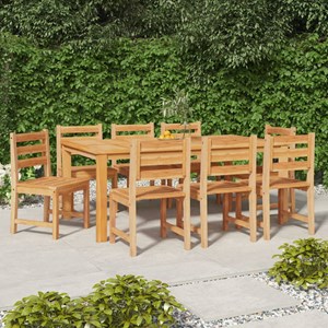 Maison exclusive - chaises de jardin lot de 8 bois de teck solide