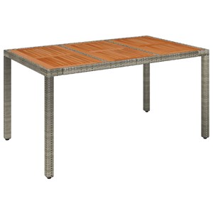 Maison exclusive - ensemble à manger de jardin et coussins 7 pcs gris rotin