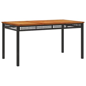 Maison exclusive - ensemble à manger de jardin coussins 5pcs noir résine tressée