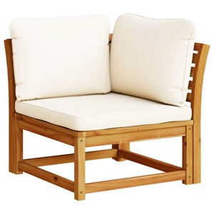 Maison exclusive - salon de jardin 4 pcs avec coussins bois d'acacia solide