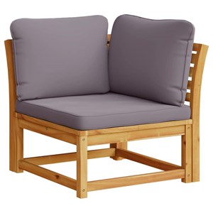 Maison exclusive - salon de jardin 4 pcs avec coussins bois d'acacia solide