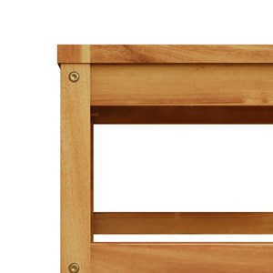 Maison exclusive - salon de jardin avec coussins 9 pcs bois massif d'acacia