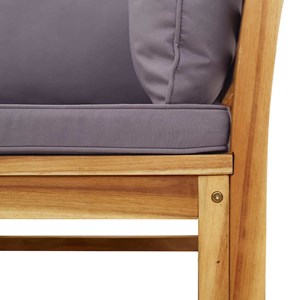 Maison exclusive - salon de jardin avec coussins 9 pcs bois massif d'acacia