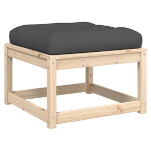 Maison exclusive - salon de jardin 5 pcs avec coussins bois de pin massif