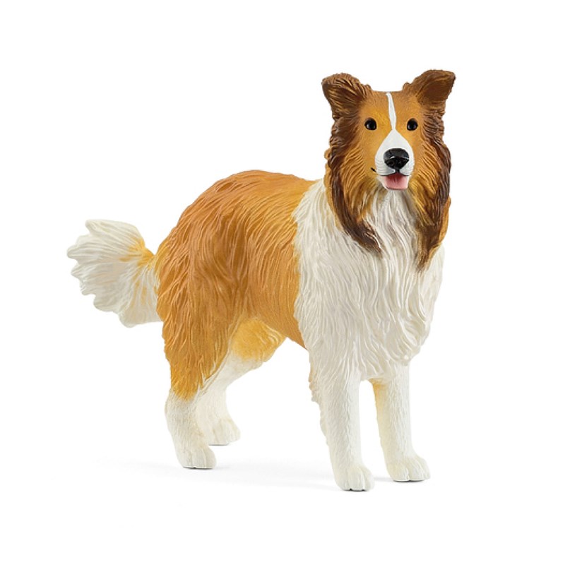 13998 figurine chien colley