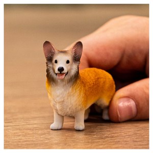 13999 figurine chien welsh corgi