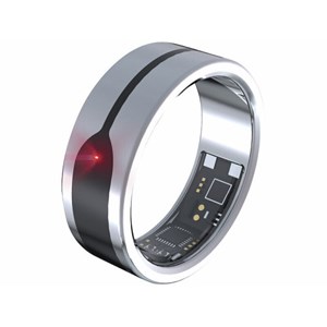 Bague fitness connectée argent - taille
