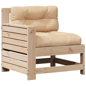 Maison exclusive - salon de jardin 4 pcs avec coussins bois de pin massif