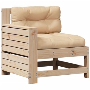 Maison exclusive - salon de jardin 5 pcs avec coussins bois de pin massif