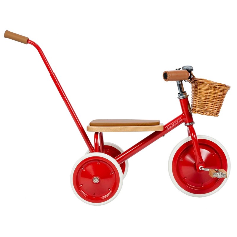 Tricycle rouge en métal banwood