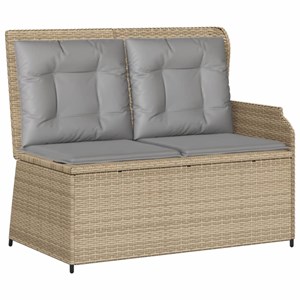Maison exclusive - salon de jardin avec coussins 5 pcs beige résine tressée