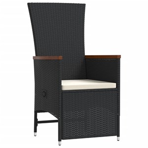 Maison exclusive - ensemble à manger de jardin 11 pcs coussins noir résine tress