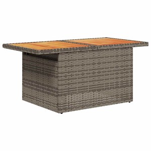 Maison exclusive - salon de jardin avec coussins 7 pcs gris résine tressée
