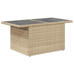 Maison exclusive - salon de jardin avec coussins 9 pcs beige résine tressée