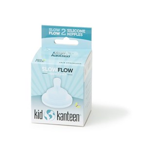 Lot de 2 tétines en silicone - débit le