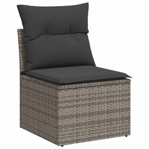 Maison exclusive - ensemble de canapés de jardin 11 pcs et coussins rotin acacia