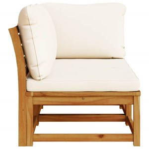 Maison exclusive - salon de jardin 2 pcs avec coussins bois massif d'acacia
