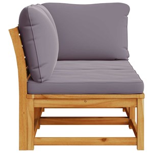 Maison exclusive - salon de jardin 2 pcs avec coussins bois massif d'acacia