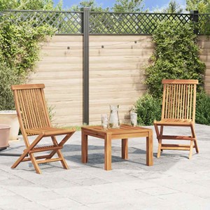 Maison exclusive - chaises pliables de jardin lot de 2 bois de teck solide