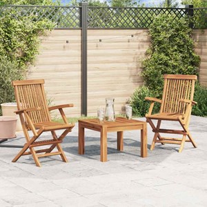Maison exclusive - chaises pliables de jardin lot de 2 bois de teck solide