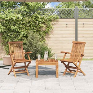 Maison exclusive - chaises pliables de jardin lot de 2 bois de teck solide