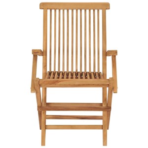 Maison exclusive - chaises pliables de jardin lot de 2 bois de teck solide