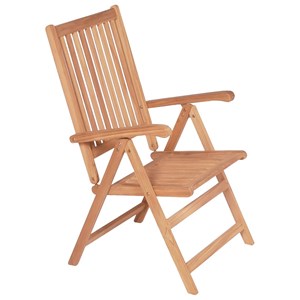 Maison exclusive - chaises inclinables de jardin lot de 2 bois de teck solide