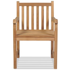 Maison exclusive - chaises d'extérieur lot de 2 bois de teck solide