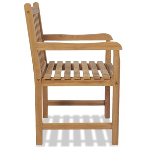Maison exclusive - chaises d'extérieur lot de 2 bois de teck solide