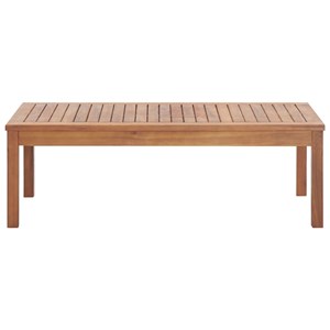 Maison exclusive - salon de jardin avec coussins 4 pcs bois d'acacia solide