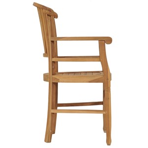 Maison exclusive - chaises de jardin lot de 2 bois de teck solide