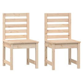 Maison exclusive - chaises de jardin lot de 2 50x48x91,5 cm bois massif de pin