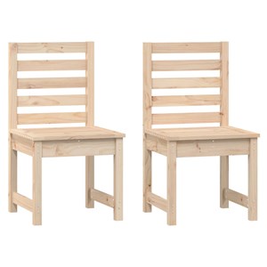 Maison exclusive - chaises de jardin lot de 2 50x48x91,5 cm bois massif de pin