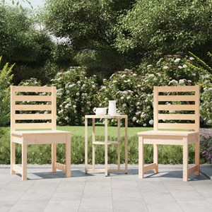 Maison exclusive - chaises de jardin lot de 2 50x48x91,5 cm bois massif de pin