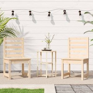 Maison exclusive - chaises de jardin lot de 2 50x48x91,5 cm bois massif de pin