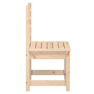 Maison exclusive - chaises de jardin lot de 2 50x48x91,5 cm bois massif de pin