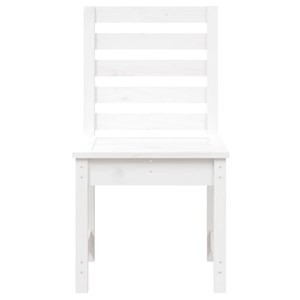 Maison exclusive - chaises de jardin lot de 2 blanc 50x48x91,5 cm bois massif pi