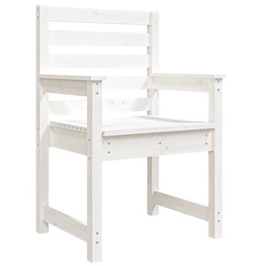 Maison exclusive - chaises de jardin lot de 2 blanc 60x48x91 cm bois massif de p